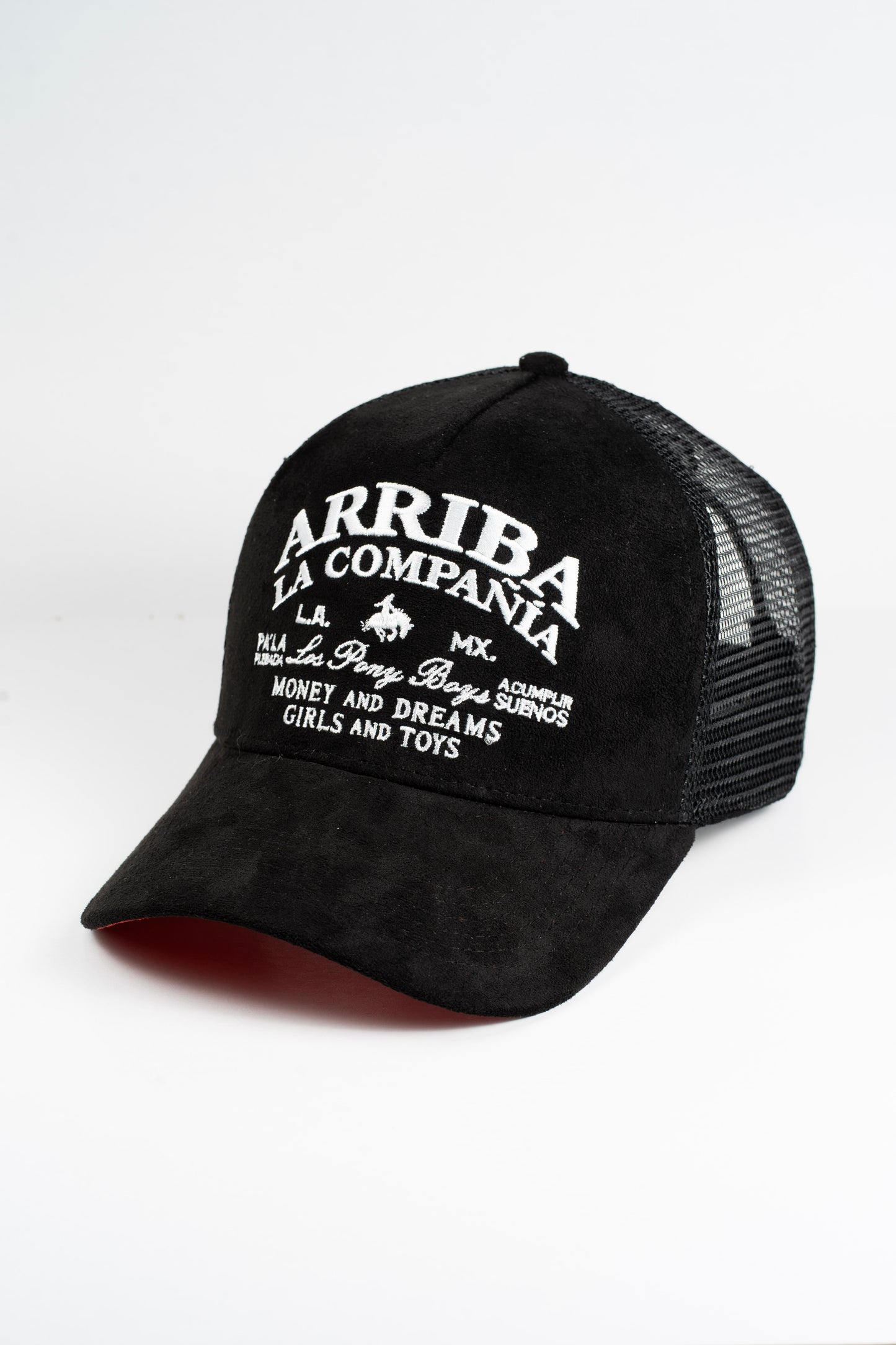 Arriba la Compañia trucker hat